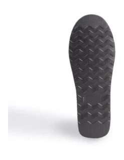 AUS WOOLI UGG WOMEN SHEEPSKIN FLUFF SLIDE Black -Dune London Shoes Shop 851402530 7 720x928