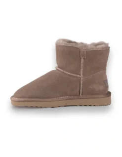AUS WOOLI UGG SHORT SHEEPSKIN BUTTON BOOT Li Ght Grey -Dune London Shoes Shop 851403430 4 720x928