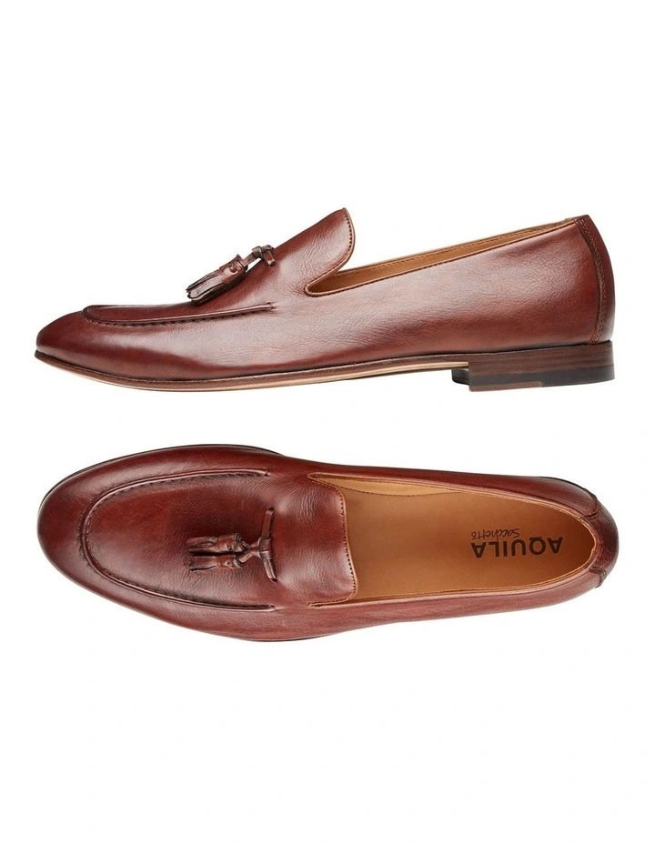 Alberto Tan Leather Loafers 2 Alberto Tan Leather Loafers - Image 2