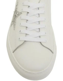 Rocket White/Silver Glitter Sneakers 12 Rocket White/Silver Glitter Sneakers -Dune London Shoes Shop 860113270 6 720x928