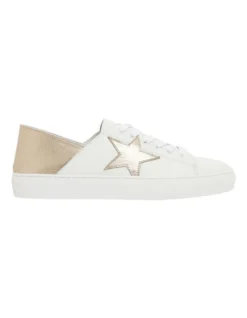 Rocket White/Soft Gold Sneakers