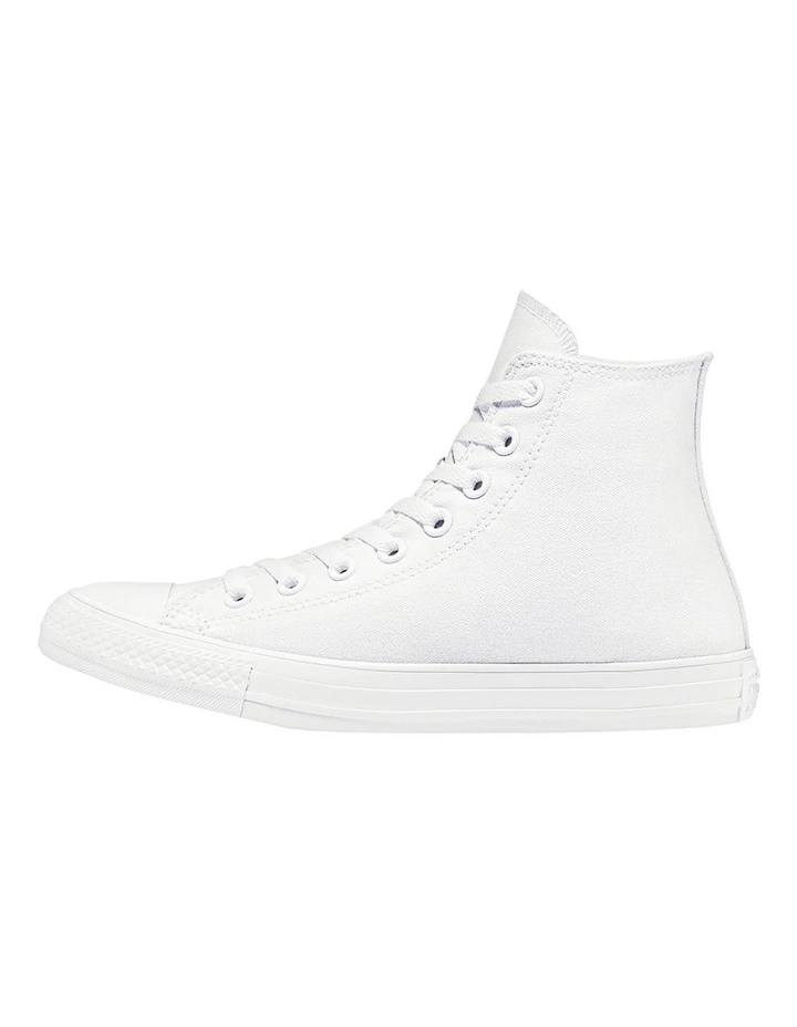 Converse Chuck Taylor All Star Canvas Hi White Sneaker 2 Converse Chuck Taylor All Star Canvas Hi White Sneaker - Image 2