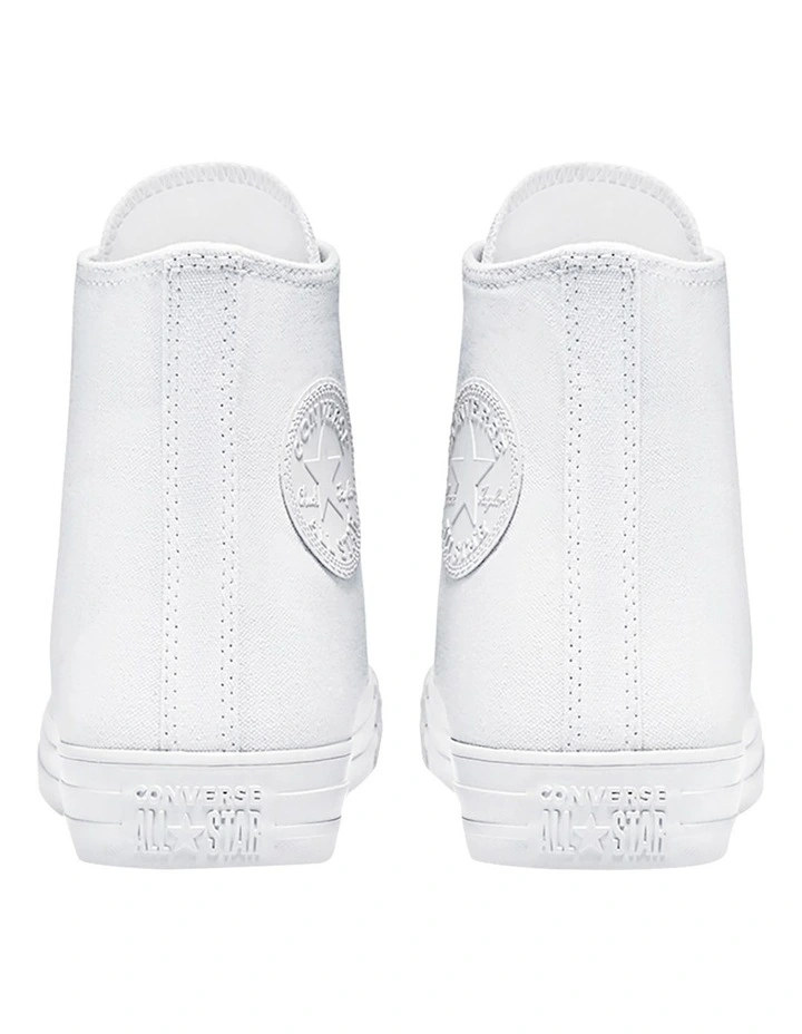 Converse Chuck Taylor All Star Canvas Hi White Sneaker 5 Converse Chuck Taylor All Star Canvas Hi White Sneaker - Image 5