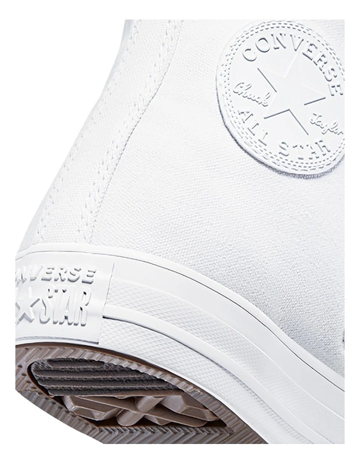 Converse Chuck Taylor All Star Canvas Hi White Sneaker 7 Converse Chuck Taylor All Star Canvas Hi White Sneaker - Image 7