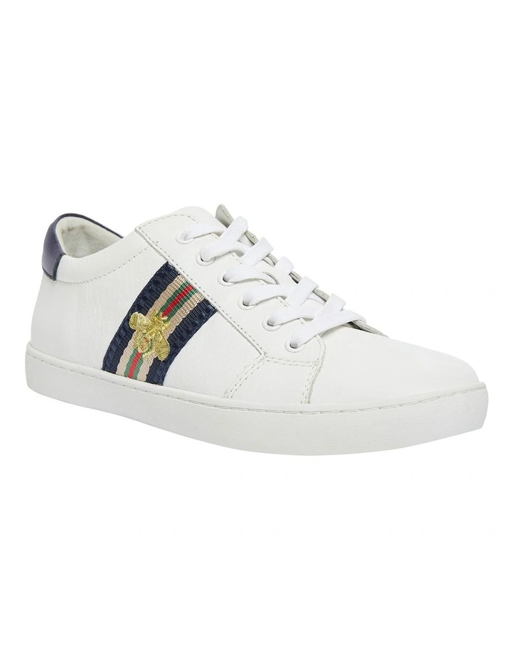 Belem Sneakers In White/Navy Leather 2 Belem Sneakers In White/Navy Leather - Image 2