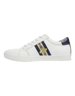 Belem Sneakers In White/Navy Leather 9 Belem Sneakers In White/Navy Leather -Dune London Shoes Shop 870134860 3 720x928