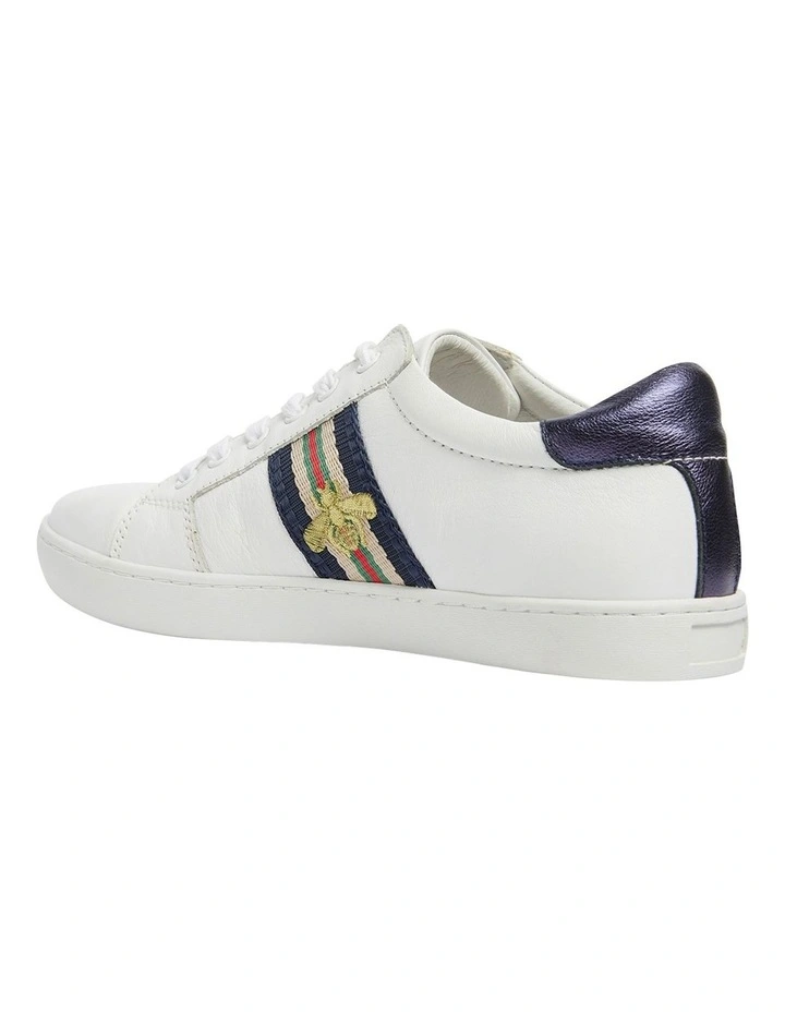 Belem Sneakers In White/Navy Leather 7 Belem Sneakers In White/Navy Leather - Image 7