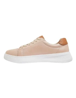 Novella Blush / Tan Glove Sneakers -Dune London Shoes Shop 874882450 3 720x928