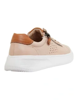 Novella Blush / Tan Glove Sneakers -Dune London Shoes Shop 874882450 4 720x928
