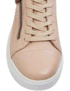 Novella Blush / Tan Glove Sneakers -Dune London Shoes Shop 874882450 6 720x928