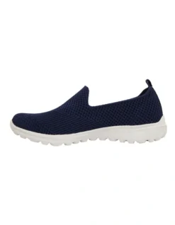 Peak Navy Stretch Sneakers -Dune London Shoes Shop 874895320 3 720x928