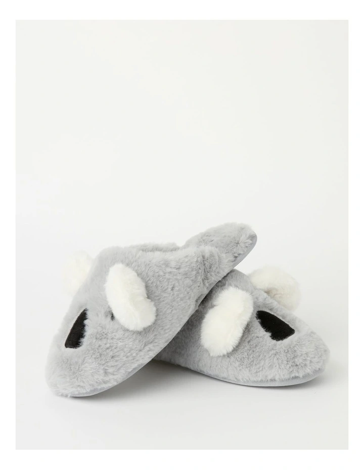 SOHO Koala Slipper In Grey 1 SOHO Koala Slipper In Grey