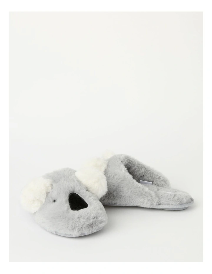 SOHO Koala Slipper In Grey 3 SOHO Koala Slipper In Grey - Image 3