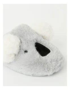 SOHO Koala Slipper In Grey 7 SOHO Koala Slipper In Grey -Dune London Shoes Shop 886002760 4 720x928