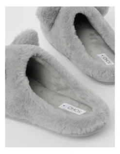 SOHO Cat Slipper In Grey -Dune London Shoes Shop 886002850 3 720x928