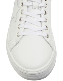 Ultra Sneakers In White Leather -Dune London Shoes Shop 893879650 6 720x928