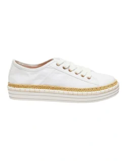 Hadley White Canvas Sneakers