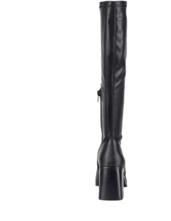 Linden Black Tall Boot -Dune London Shoes Shop 900189280 3 720x928