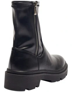 Hank Black Smooth Boots -Dune London Shoes Shop 903591100 4 720x928