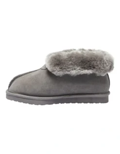 Pixie Grey Suede Slippers -Dune London Shoes Shop 903724840 3 720x928