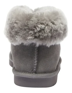 Pixie Grey Suede Slippers -Dune London Shoes Shop 903724840 5 720x928