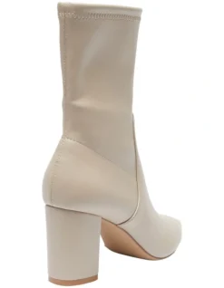 Karly Boots In Nude Stretch -Dune London Shoes Shop 903850480 4 2 720x928