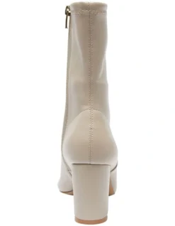 Karly Boots In Nude Stretch -Dune London Shoes Shop 903850480 5 2 720x928