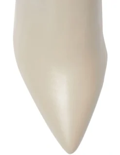 Karly Boots In Nude Stretch -Dune London Shoes Shop 903850480 7 1 720x928