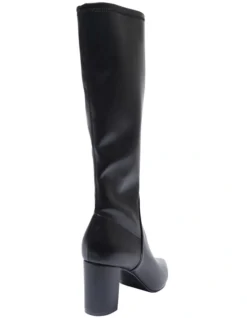 Kendall Black Stretch Boots -Dune London Shoes Shop 903850660 4 2 720x928