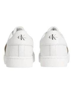 Calvin Klein Classic Cupsole White Leather Slip On Sneaker -Dune London Shoes Shop 904561300 4 720x928