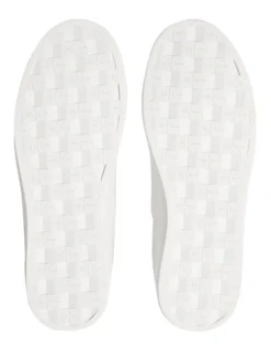 Calvin Klein Classic Cupsole White Leather Slip On Sneaker -Dune London Shoes Shop 904561300 5 720x928