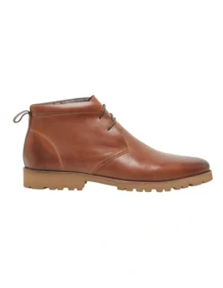 Oxford Dirk Tan Leather Chukka Boots