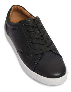 Custom Leather Black Trainer -Dune London Shoes Shop 906469480 4 720x928