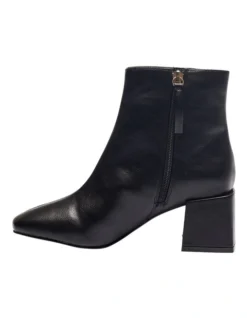 Taxi Black Smooth Boots -Dune London Shoes Shop 907810030 3 720x928