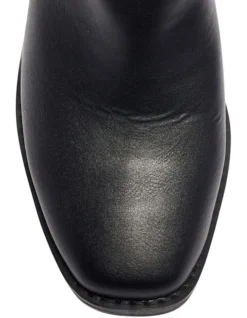 Tilda Black Smooth Boots -Dune London Shoes Shop 907810300 7 720x928