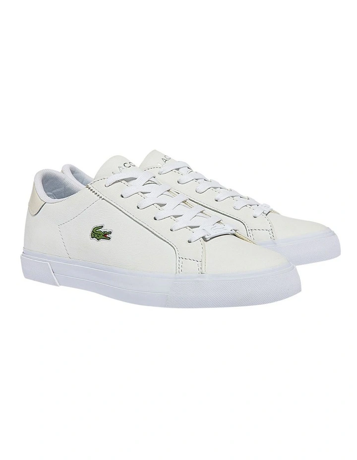 Lacoste Lerond Plus White Sneakers 2 Lacoste Lerond Plus White Sneakers - Image 2