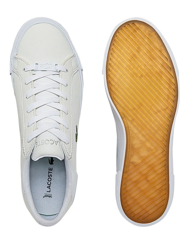 Lacoste Lerond Plus White Sneakers 4 Lacoste Lerond Plus White Sneakers - Image 4