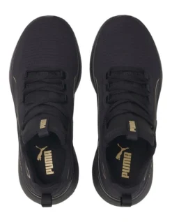 Puma Pure XT Black/Gold Sneakers -Dune London Shoes Shop 910842040 4 720x928