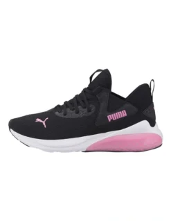 Puma Cell Vive Mesh Black/Mauve Sneakers -Dune London Shoes Shop 910842220 3 720x928