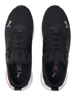 Puma Cell Vive Mesh Black/Mauve Sneakers -Dune London Shoes Shop 910842220 5 720x928