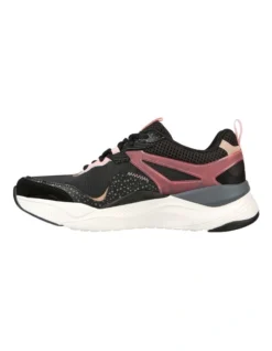 Skechers Mira Big Praise Shoe In Black/Pink -Dune London Shoes Shop 911381140 3 720x928