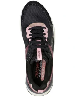 Skechers Mira Big Praise Shoe In Black/Pink -Dune London Shoes Shop 911381140 5 720x928