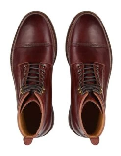 Massimo Leather Military Boots In Tobacco -Dune London Shoes Shop 911518210 4 1 720x928