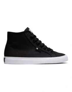 DC Manual High Top Black Textile Shoes