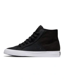 DC Manual High Top Black Textile Shoes -Dune London Shoes Shop 912684520 4 720x928