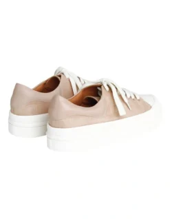 Just A Dream Blush Croc Leather Sneaker 7 Just A Dream Blush Croc Leather Sneaker -Dune London Shoes Shop 914094190 3 720x928