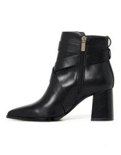 Forever New Tanya Hardware Black Ankle Boot -Dune London Shoes Shop 914099680 914148280 4 720x928