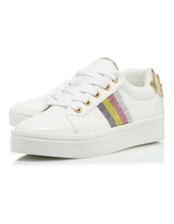 Dune London Early Di Trainers In White -Dune London Shoes Shop 914772430 3 720x928