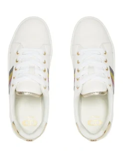 Dune London Early Di Trainers In White -Dune London Shoes Shop 914772430 4 720x928