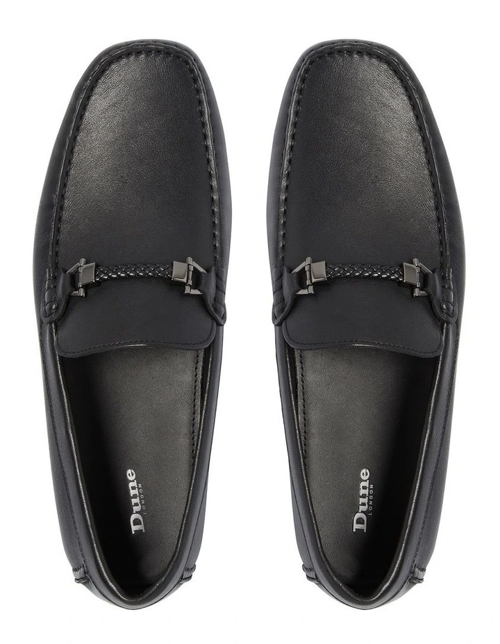 Dune London Beacons Loafers Black 3 Dune London Beacons Loafers Black - Image 3